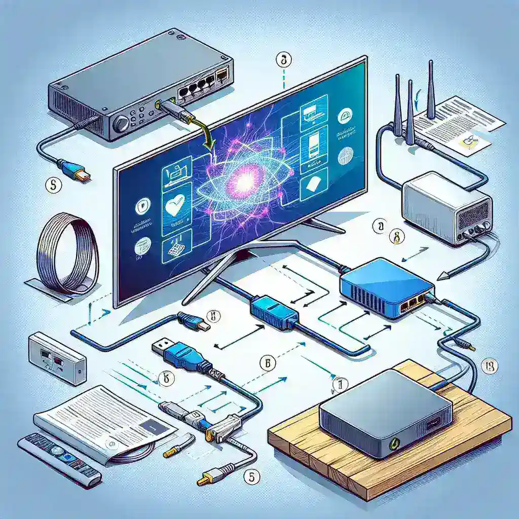 ¿Cuáles son los pasos para instalar un adaptador de red en un televisor inteligente?